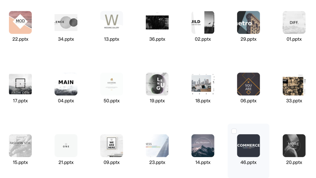 图片[3]-50套极简风格PPT模版-i资源