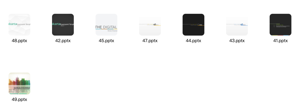 图片[4]-50套极简风格PPT模版-i资源